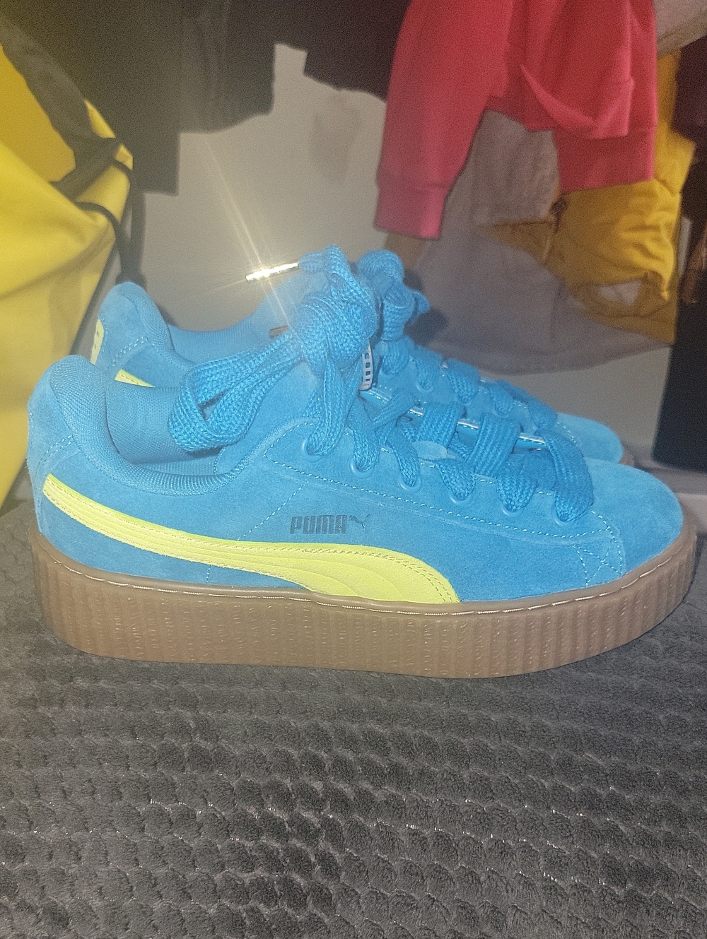 PUMA Womens Fenty X Creeper Phatty Lace Up Sneakers